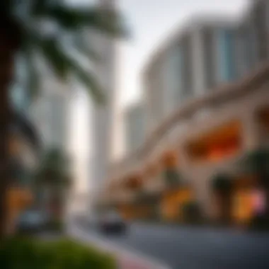 Contemporary Real Estate Trends on Dubai's Avenue Modern real estate developments on شارع دبي العين